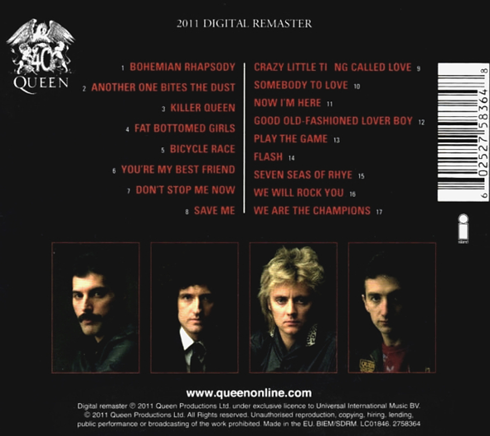 Queen / Greatest Hits (CD)