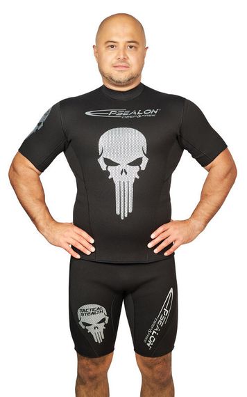 Майка Epsealon Skull с короткими рукавами 2.5 мм