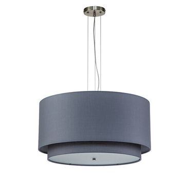 Подвесной светильник 3*E27 V000353 13020/3P Nickel никель Nebbia Indigo