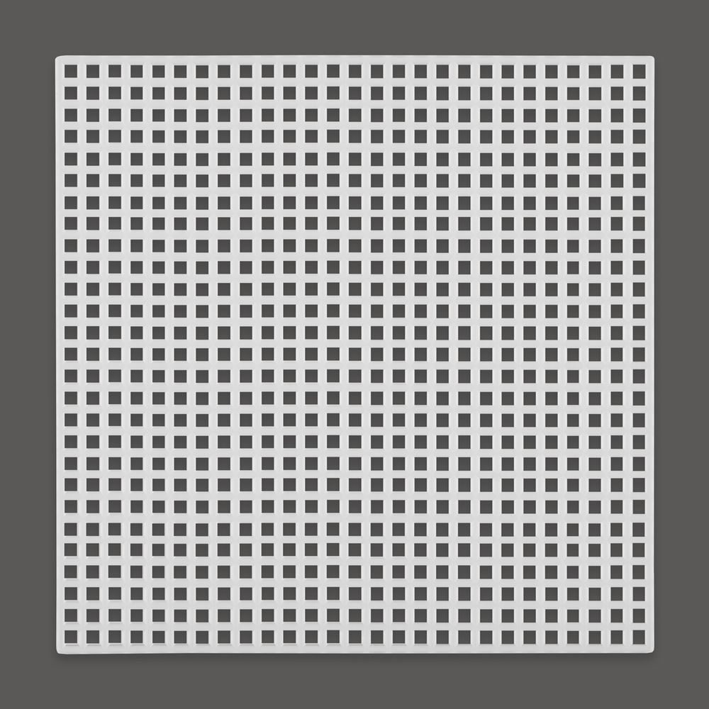 Канва пластиковая 10.7х10.7 см, 10 шт, 100% полиэтилен, квадрат малый, Gamma KPL-10