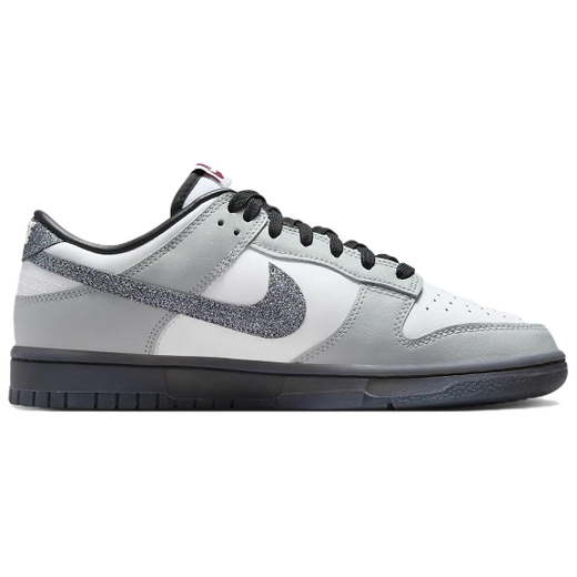 Nike Dunk Low Lx Glitter Swoosh White Light Smoke Grey Women's