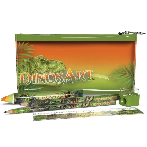 Школьный пенал для мальчика с наполнением "DinosArt"