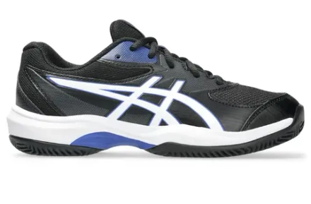 Детские теннисные кроссовки Asics Gel-Game GS Clay/OC - black/white