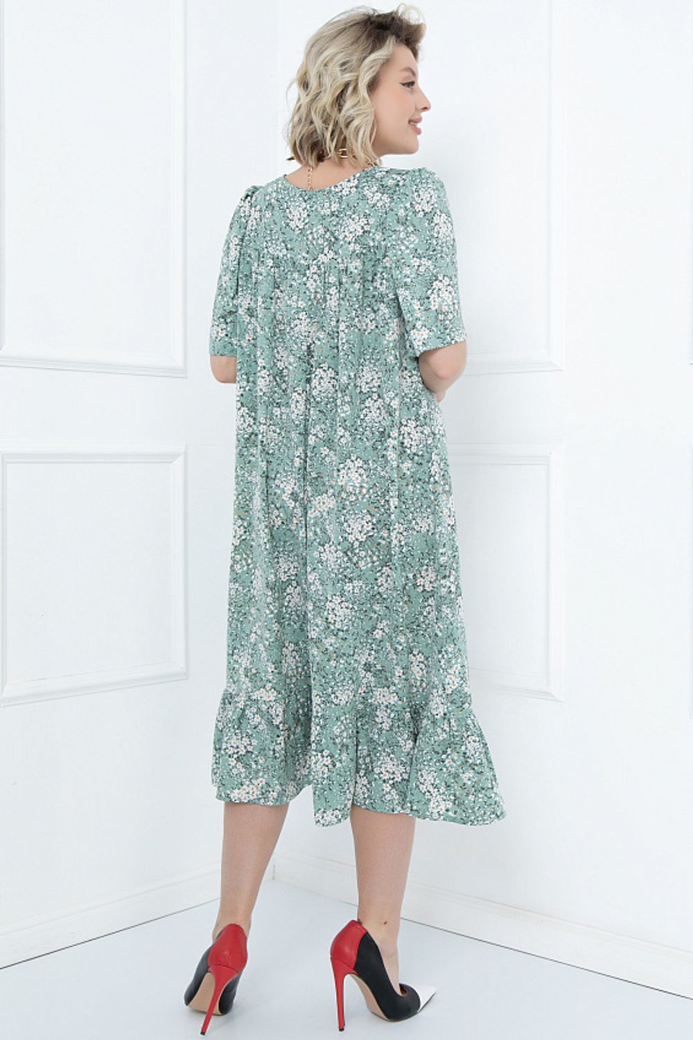 ПЛАТЬЕ САНТАНИ (МИНТ ФЛОВЕРС) Bellovera (Акция)