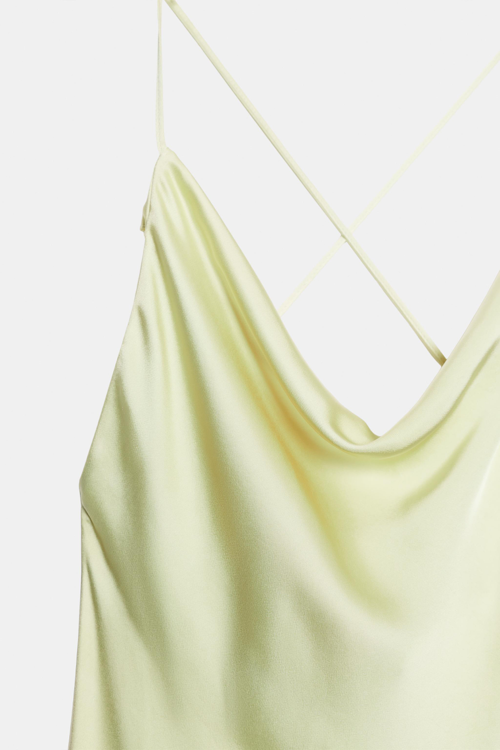 АТЛАСНОЕ ПЛАТЬЕ-КОМБИНАЦИЯ — ZW COLLECTION — ZARA