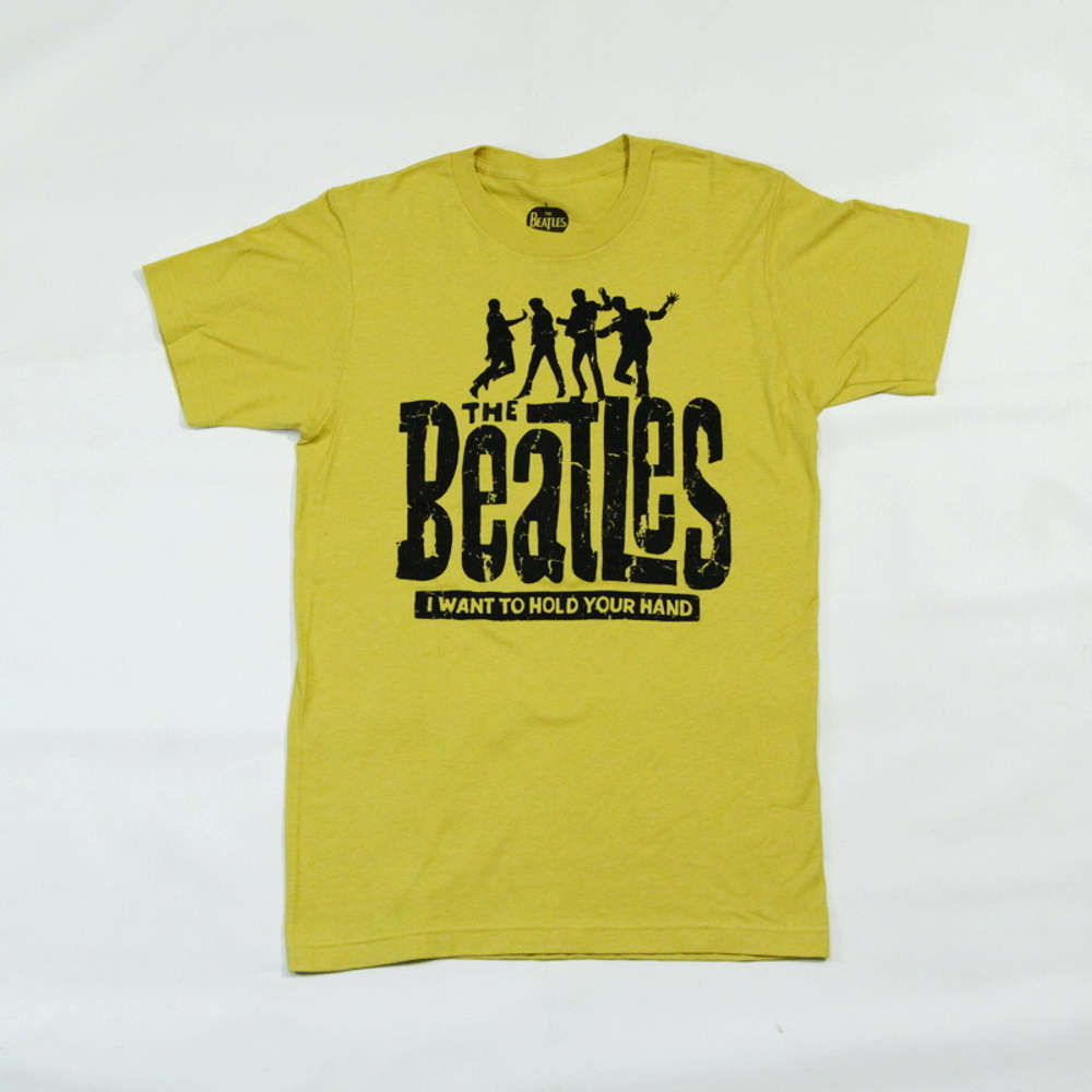 Футболка The Beatles I Want To Hold Your Hand желтая (201)