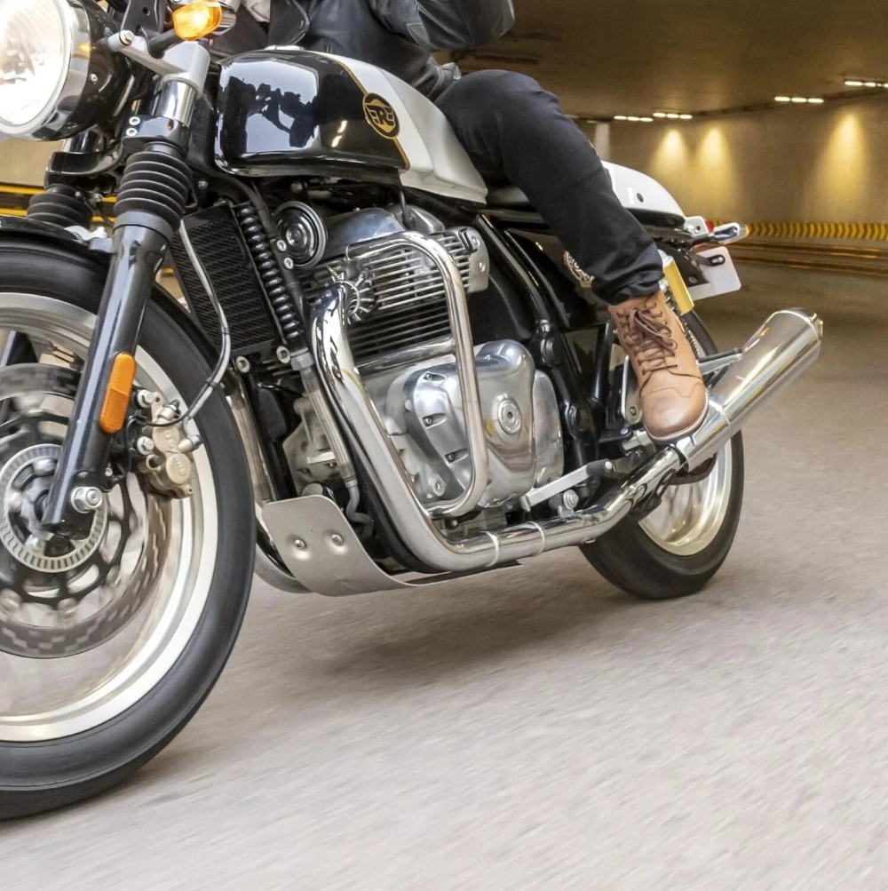 Дуги безопасности Royal Enfield Silver Large Engine Guards - Interceptor 650, Continental GT 650, Bear 650, 1990504