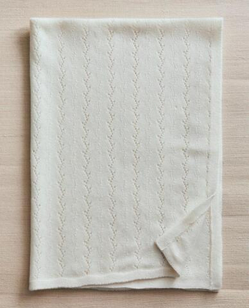 ZARA HOME ДЕТСКИЙ ПЛЕД ИЗ КАШЕМИРА, ЭКРЮ