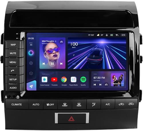 Магнитола для Toyota Land Cruiser 200 2012-2015 (климат на ШГУ) - Teyes CC3L монитор 9" IPS на Android 10, CarPlay, 4G SIM-слот