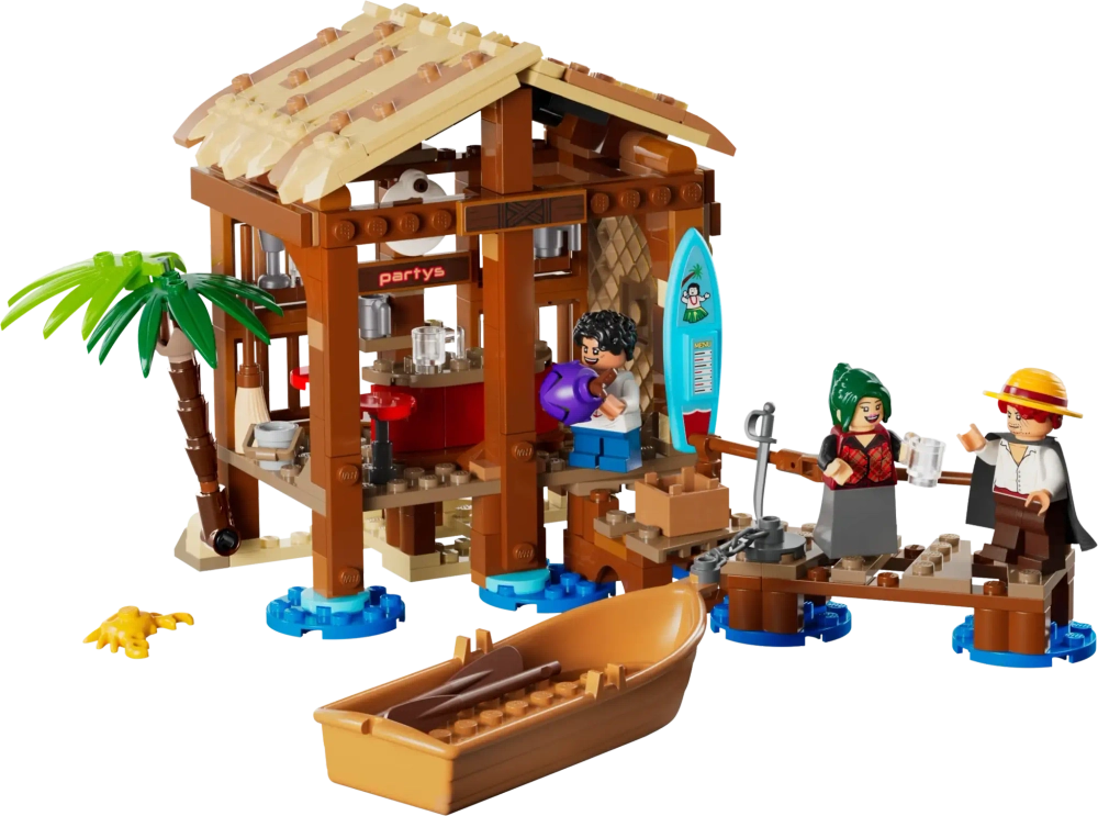 Конструктор LEGO One Piece 75636 Деревенская хижина с ветряной мельницей