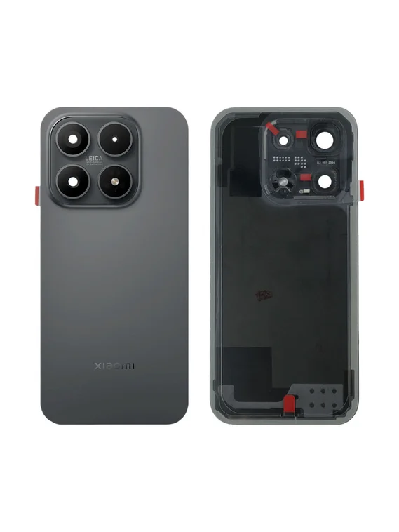 Задняя крышка для Xiaomi 17 черная (Black) со стеклом камеры