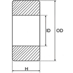 Подшипник игольчатый 12*16*10