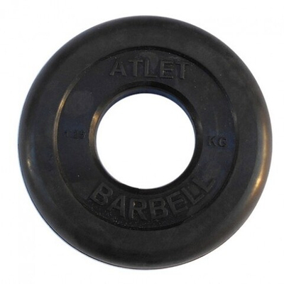 Диск обрезиненный Atlet, 1,25 кг. MB-AtletB51-1,25