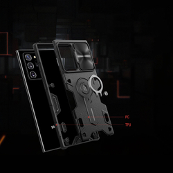 Противоударный чехол с кольцом и защитой камеры Nillkin CamShield Armor Case для Samsung Galaxy Note 20 Ultra