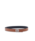 двусторонний кожаный ремень TORY BURCH - коричневый(56643)
