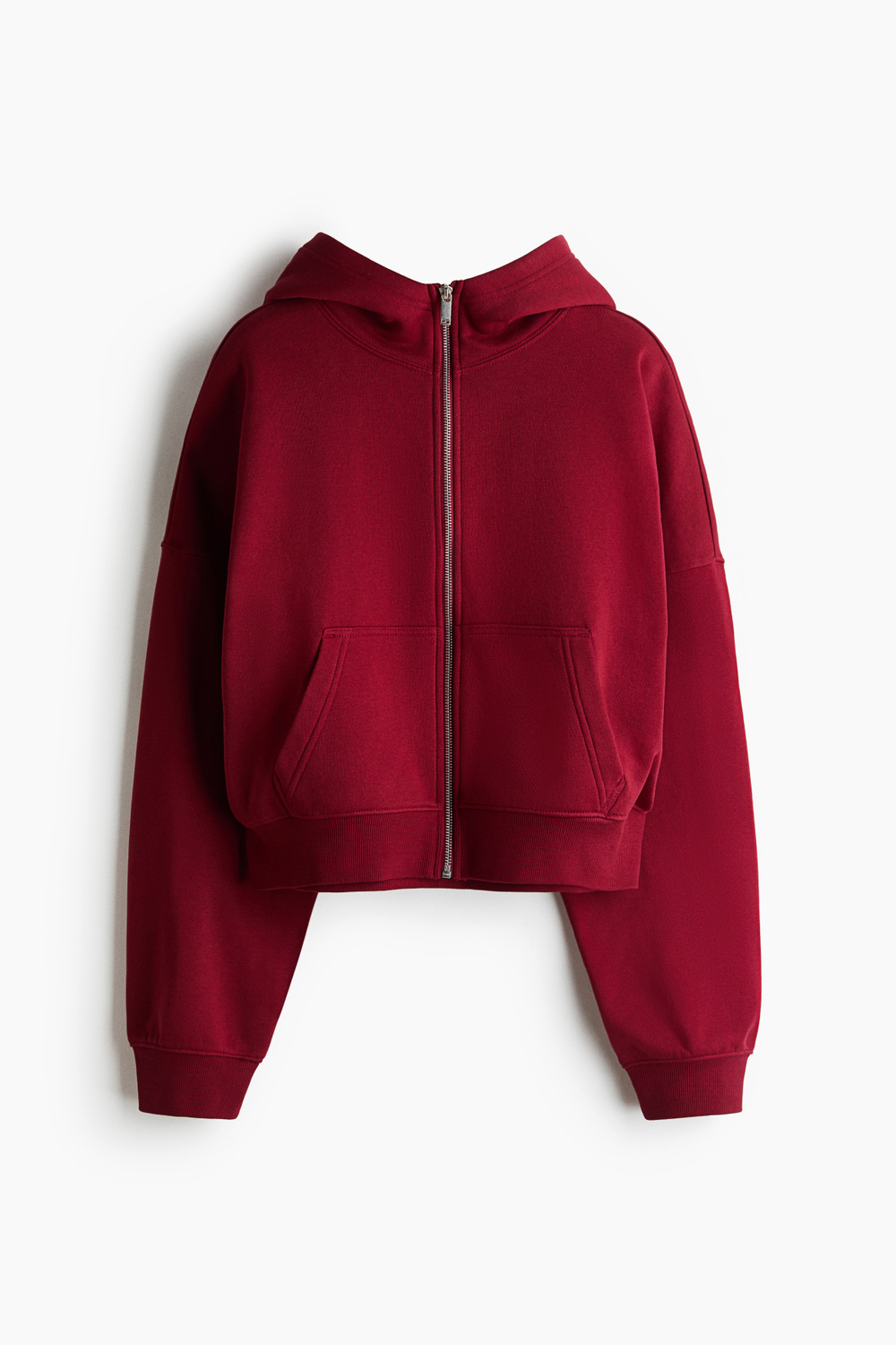 Худи на молнии с накладными карманами - H&M