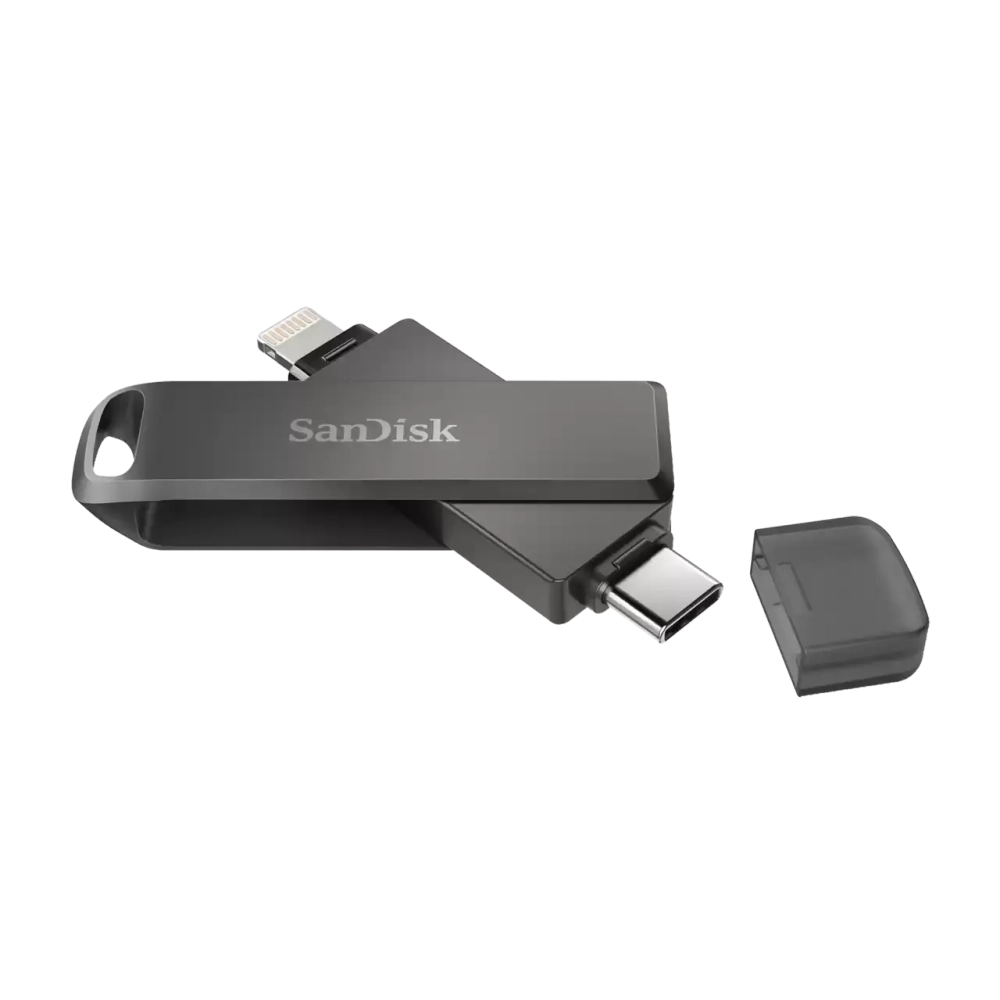 Флеш-накопитель SanDisk iXpand Flash Drive Luxe 128GB, USB 3.1 Gen1 Type-C/Lightning