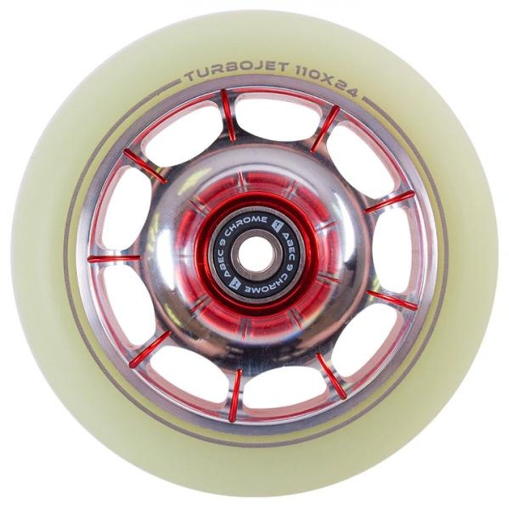 Колеса для трюкового самоката Tech Team 110*24мм Turbojet grey