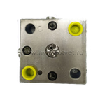 LFA50DB2-7X/050 - Крышка для логического клапана, типоразмер Ду50 функционал - DB2 = крышка с предохранительным клапаном с ручной настройкой, два выхода X и Y, элемент регулировки - винт под шестигранник с защитным колпачком, диапазон настройки давления до 50 бар, уплотнение NBR
