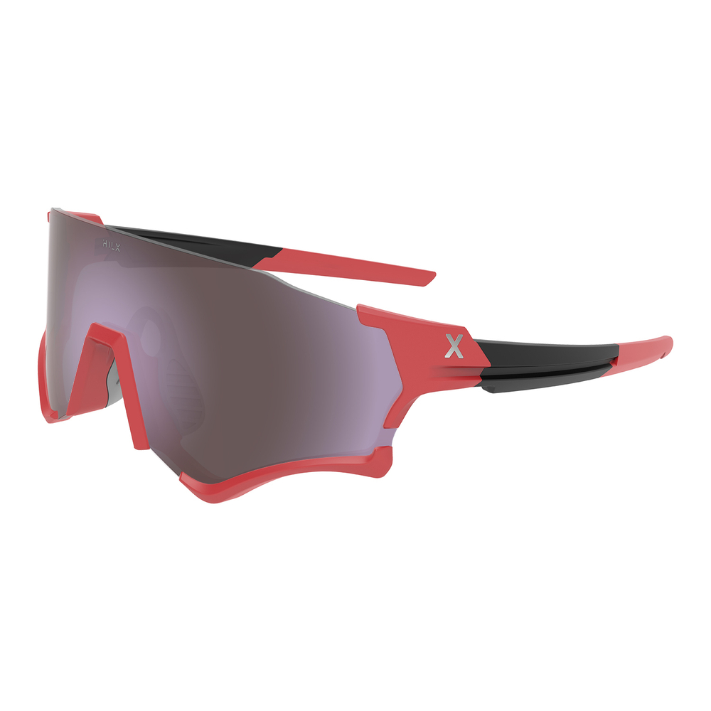 Спортивные очки HILX Revok / Matt Red Black / Light Purple Lens