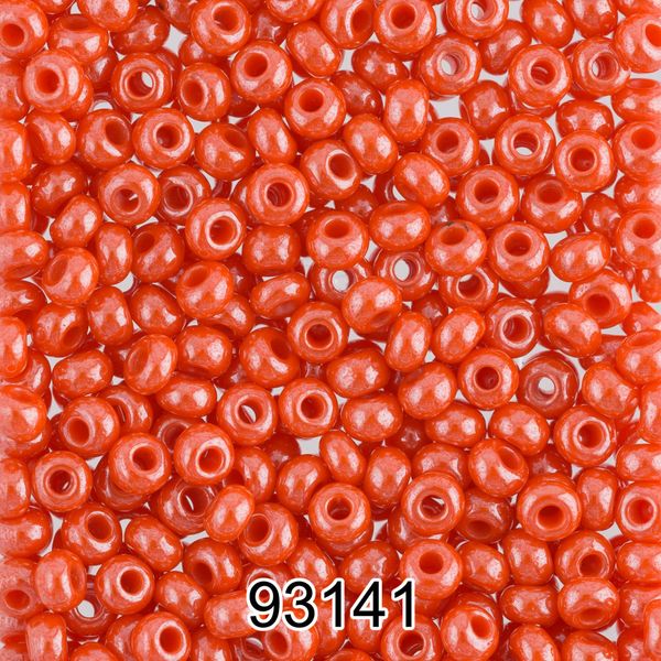 Бисер Preciosa 10/0 (2.3 мм), 500 г, 93141 (Ф470) оранжевый