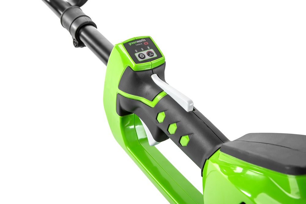 Триммер аккумуляторный Greenworks GD40BC, 40V, 40 см, бесщеточный, с 1хАКБ 4 Ач и ЗУ