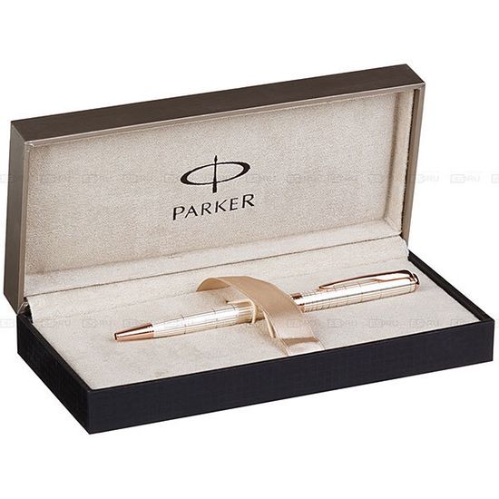 Шариковая ручка Parker Sonnet Slim K435 VERY PREMIUM Feminine (серебро 925 пробы, 12.84), цвет: Silver PGT, стержень: Mblack, 1859495