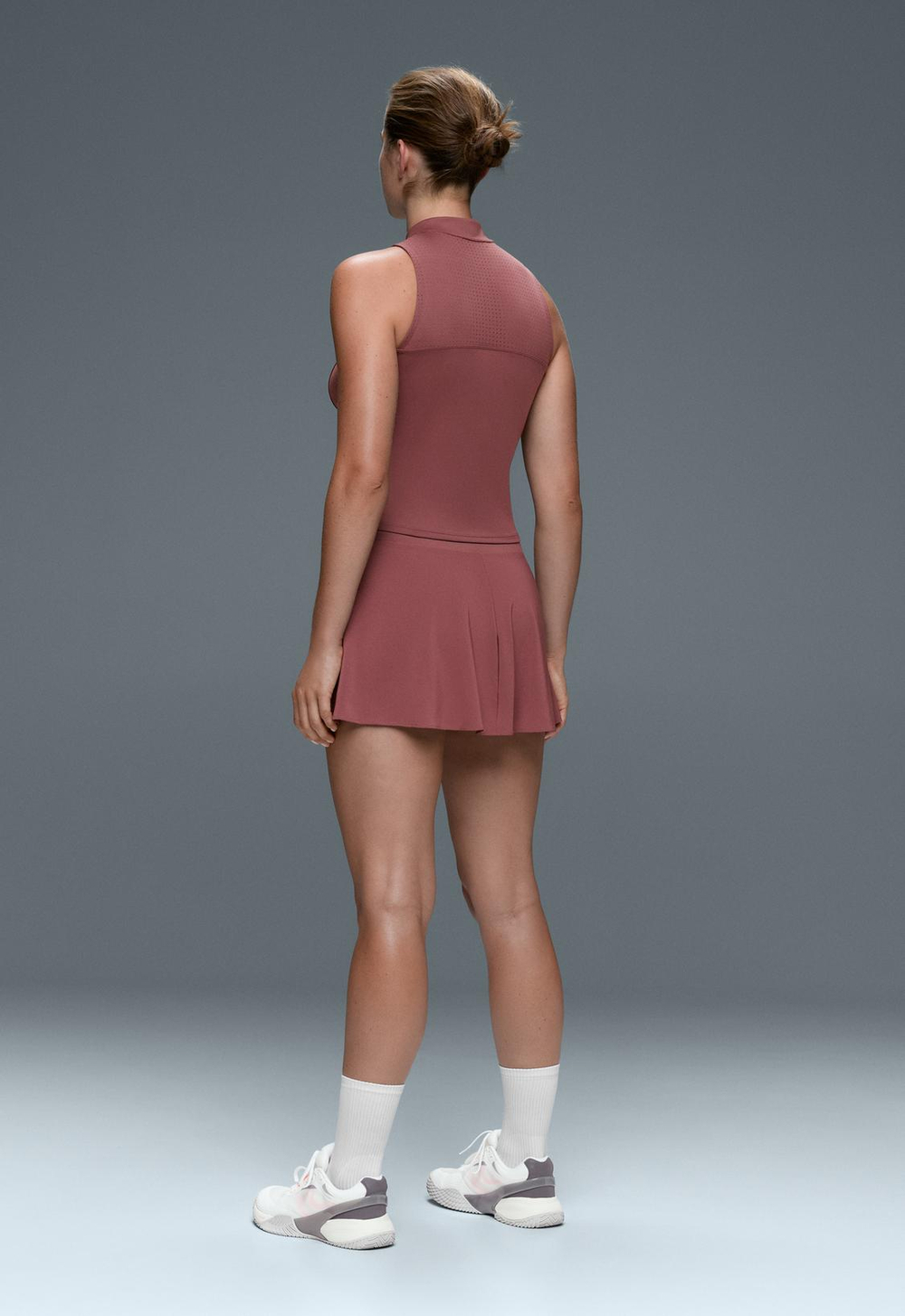 Oysho Юбка High rise Compressive, линялый розовый