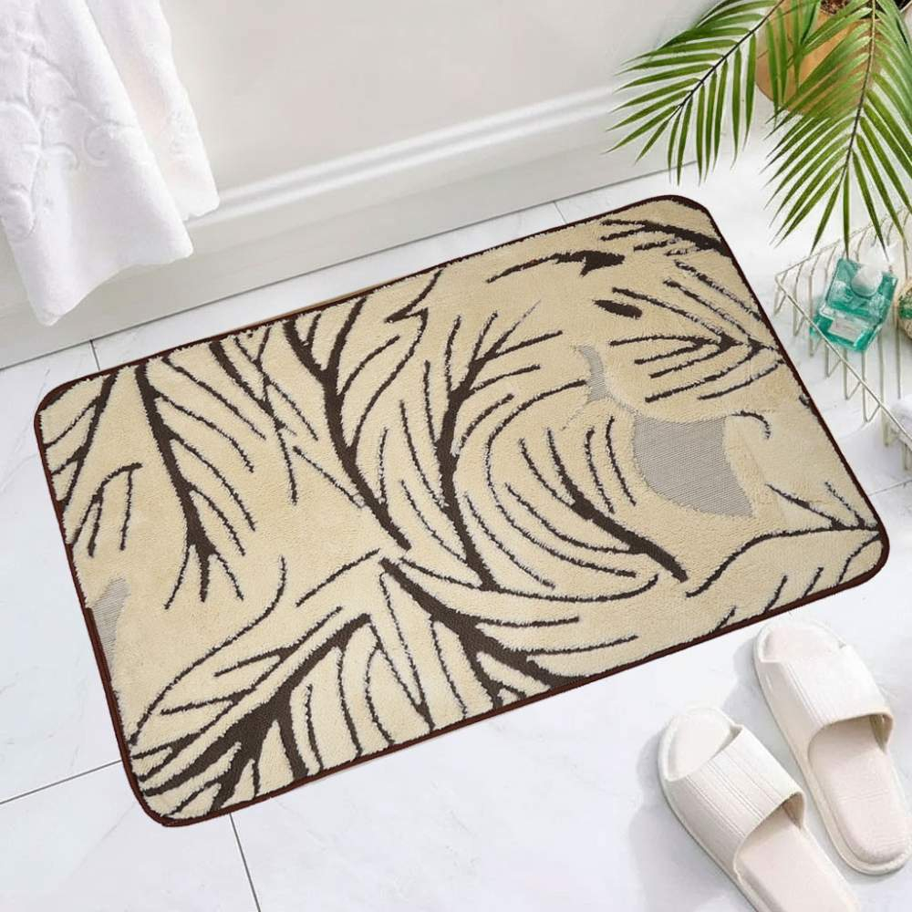 Коврик для ванной 50*80см, п/э, A090238-2 коричневый
