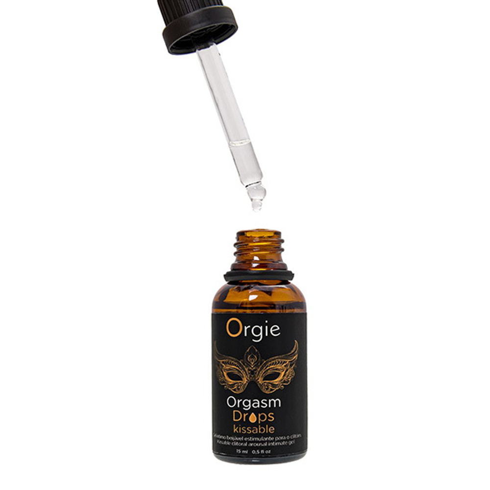 Возбуждающий гель для клитора Orgie Orgasm Drops Vibe 15мл