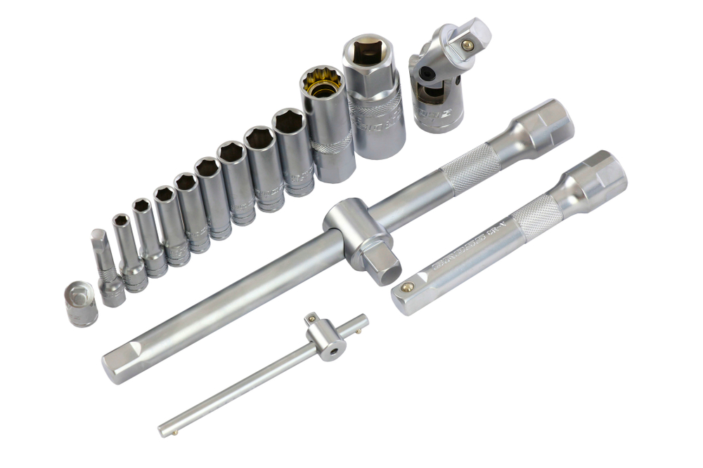 Набор инструментов, 1/4", 1/2", CrV, 120 зубьев, 78 предметов Gross