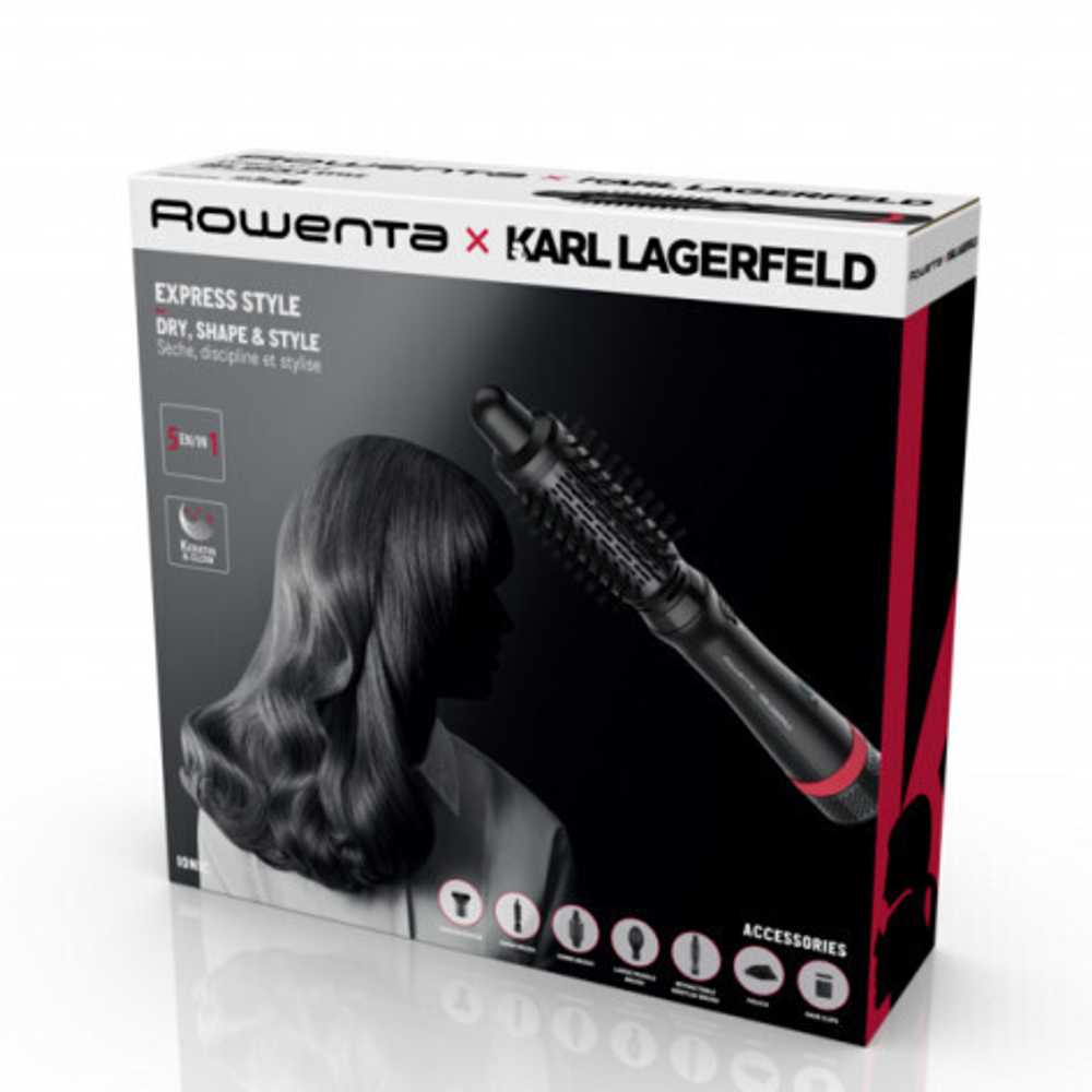 Фен-щетка Rowenta Karl Lagerfeld CF635LF0