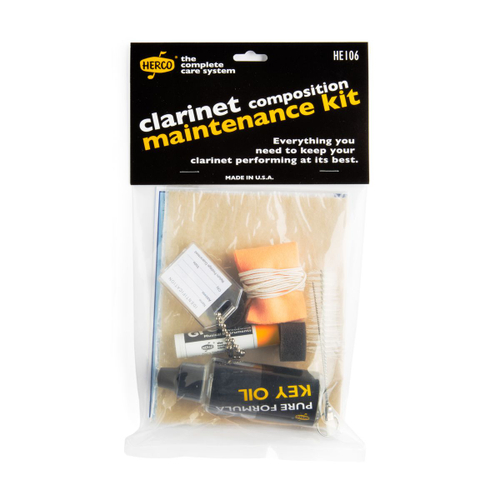 Herco HE106 Clarinet Composition Maintenance Kit набор для ухода за кларнетом