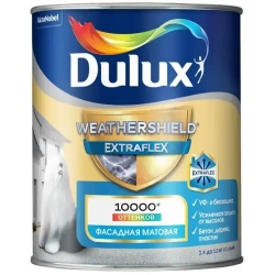 Краска фасадная Dulux Weathershield Extraflex матовая база BW