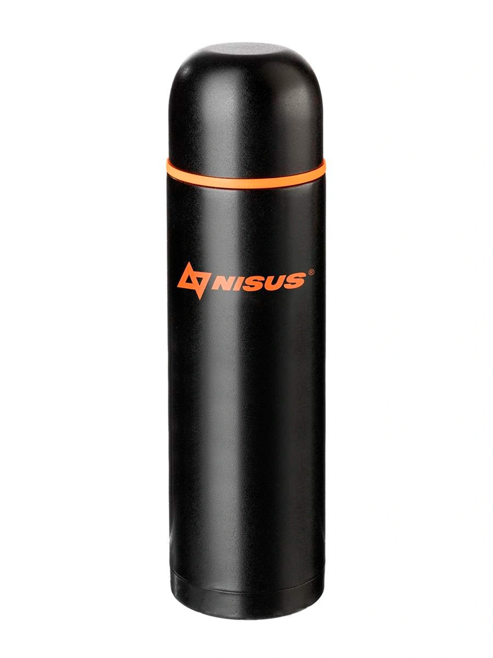 Термос Nisus 026 1200ML черный (дополн.пласт.чашка) (NA.TM-026)