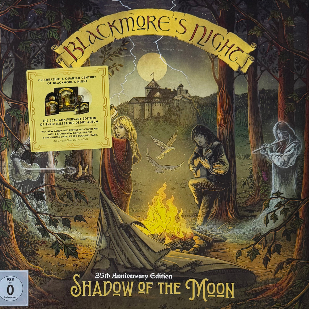 Виниловая пластинка Blackmore's Night ‎– Shadow Of The Moon 2LP Clear + DVD + 7"