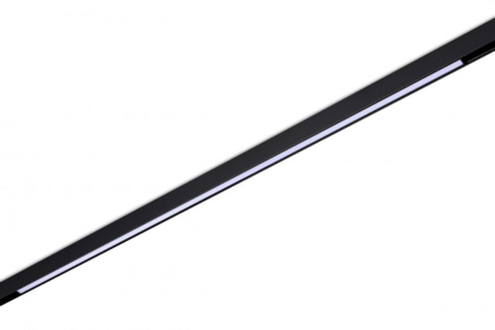 Led светильник Slim Line, Line, DC 48В 24Вт, L863xW11xH33 мм, 1560Лм, 90°, 3000К, недиммируемый, IP20, Ra90, черный