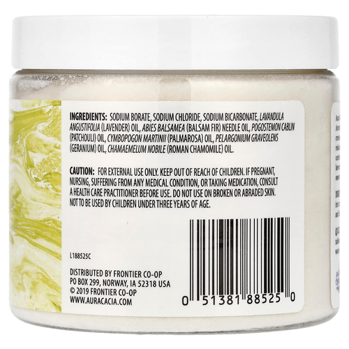 Aura Cacia, Ароматерапевтическое средство для ванны с минералами, успокаивающая ромашка, 16 унций (454 г)