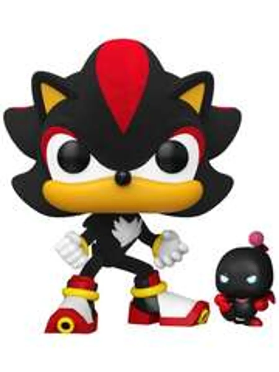 Funko POP! Sonic the Hedgehog: Shadow with Dark Chao (Flocked Exc) (1151)