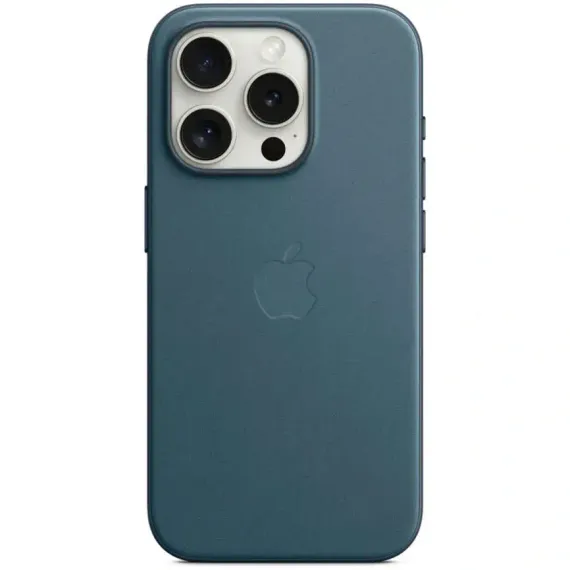 Чехол Apple FineWoven with MagSafe для iPhone 15 Pro Pacific Blue