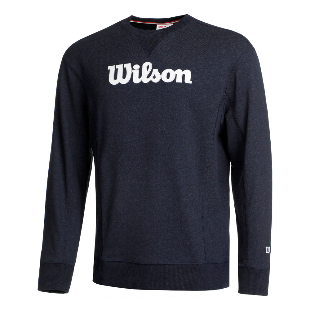 Мужская кофта теннисная Wilson Parkside Crew Sweatshirt Men - Dark Blue