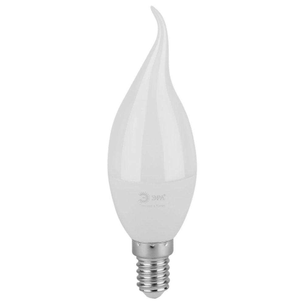 Лампа светодиодная ЭРА GREEN LINE LED BXS-8W-840-E14 GL 8Вт свеча на ветру яркий белый свет E14 | Лампы cветодиодные Свеча (B/C)