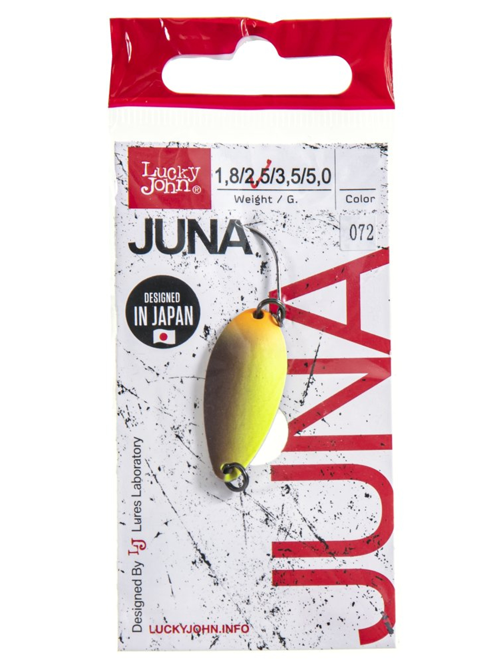 Блесна LUCKY JOHN Juna 2,5 г, цв. 025, арт. LJJU25-072, цвет 072