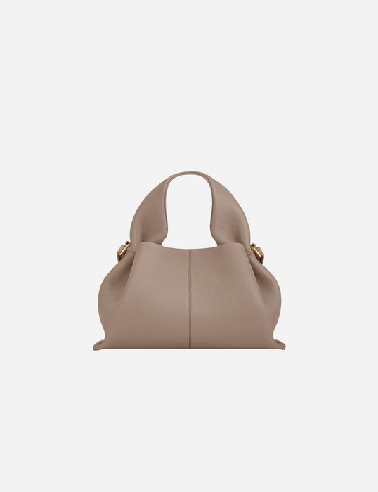 Сумка Polene Numéro Neuf Mini Edition Textured Taupe