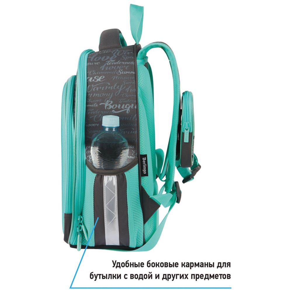 Ранец Berlingo Expert Plus Chamomile 38х29х15см, 2 отд., с анатомической спинкой