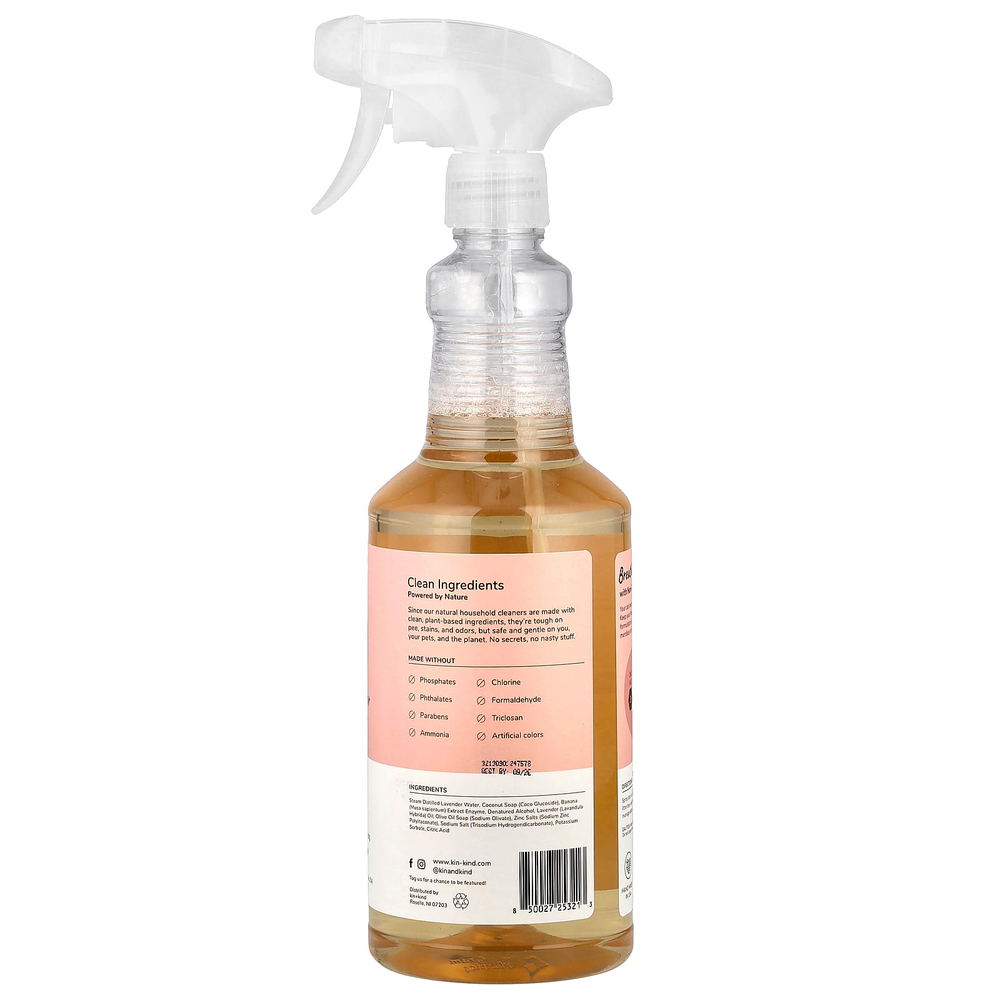 Kin+Kind, Kitty Litter, Cat Pee + Odor Destroyer, с цветочным ароматом, 354 мл (32 жидк. унц.)