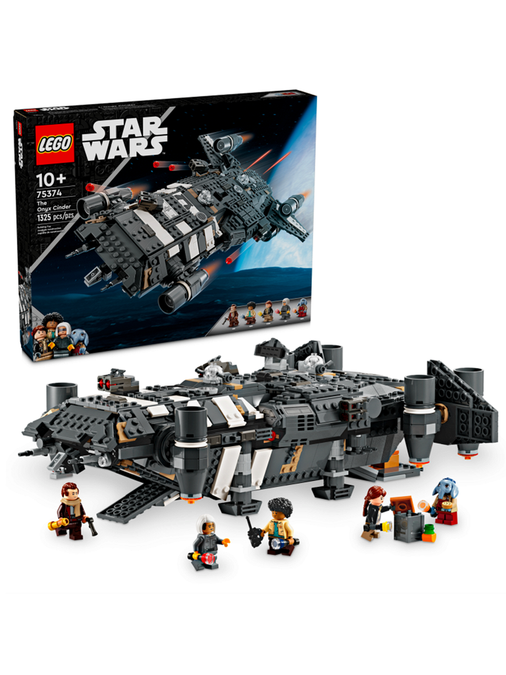 Конструктор Лего Звёздные войны Ониксовый Пепел | LEGO Star Wars 75374 Лего «Ониксовый Пепел» — 1325 деталей (18+)