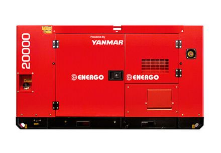 Дизельный генератор ENERGO YM16-S в уличном кожухе - [ДГУ 11.6 кВт / 380V / Yanmar] трехфазный