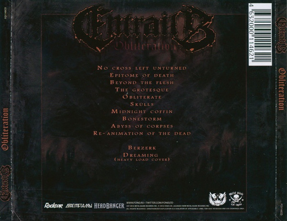 Entrails / Obliteration (RU)(CD)