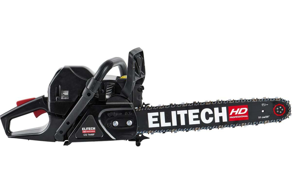 Пила цепная бензиновая Elitech CS 7449F (E1611.008.00) HD 204817